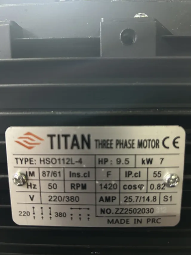 АВД Тритон 200 бар, 21 л/мин, 7 кВт, 380 В, на тележке