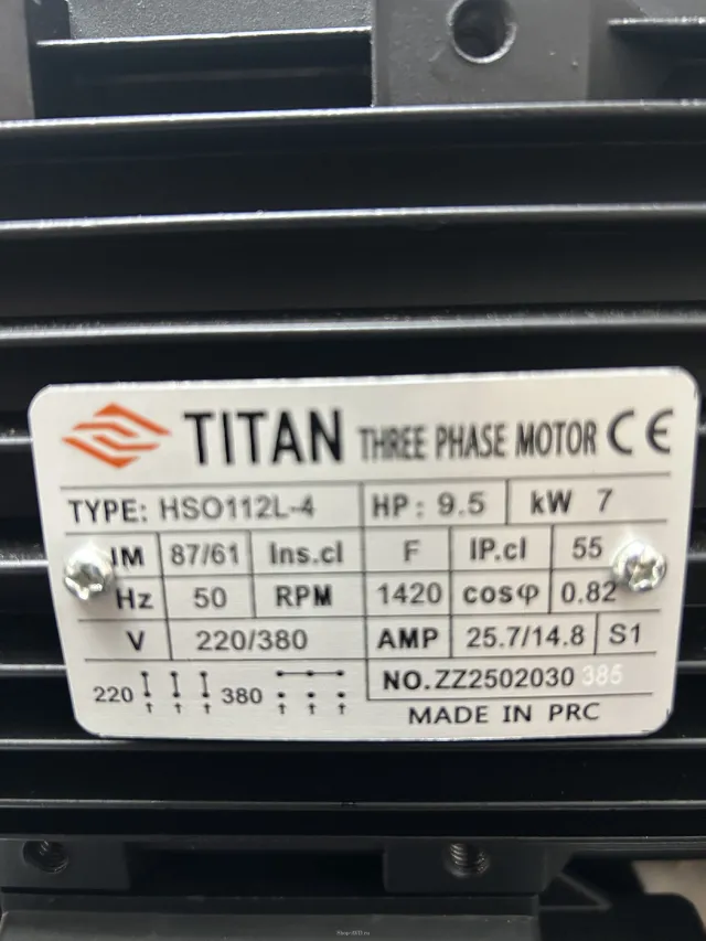 АВД Тритон 200 бар, 21 л/мин, 7,5 кВт, 380 В, на тележке №2