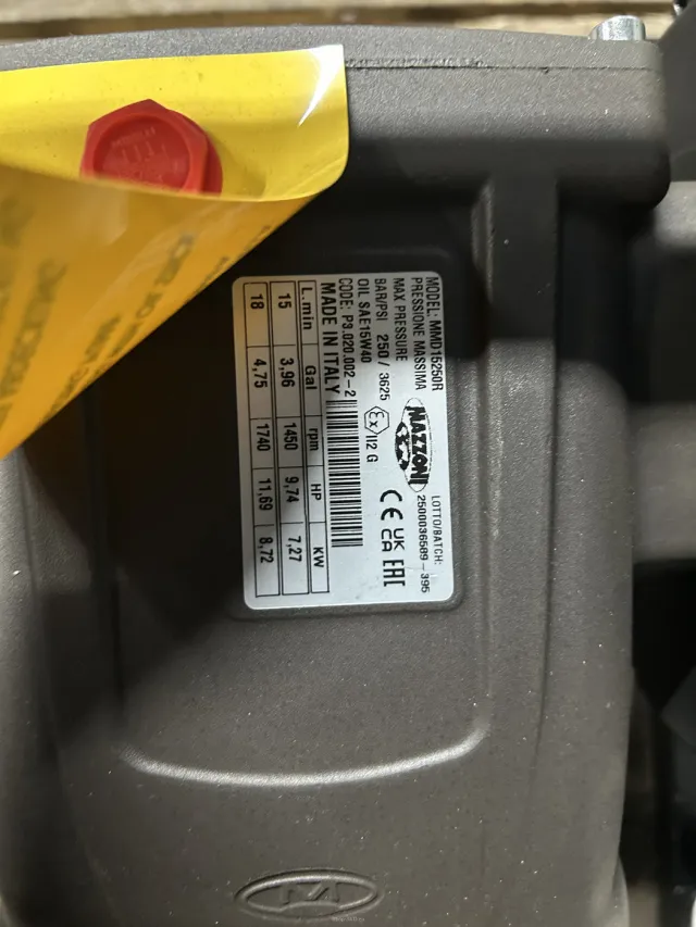 АВД Тритон 250 бар, 15 л/мин, 7 кВт, 380 В, на раме