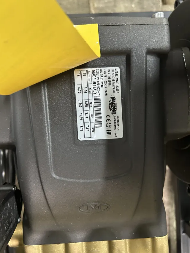 АВД Тритон 250 бар, 15 л/мин, 7,5 кВт, 380 В, на раме