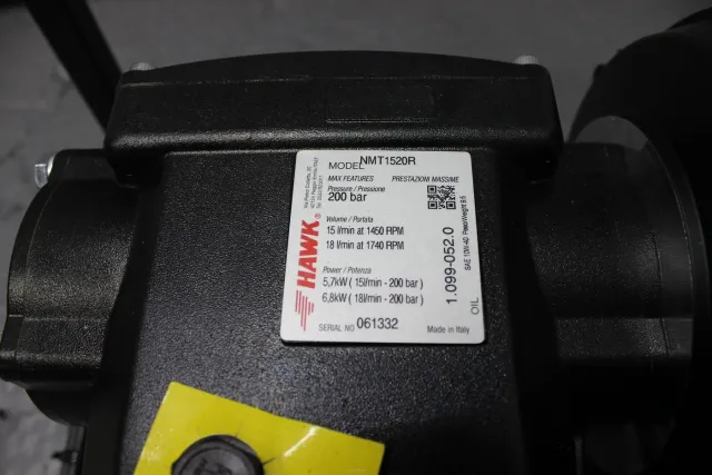 АВД Тритон 200 бар, 15 л/мин, 5,5 кВт, 380 В, на раме (Total Stop)